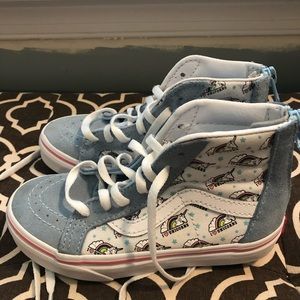 Girl high top unicorn vans